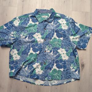 $ 125 Tommy Bahama Coconut Point Shirt Mens XL Short Miramar Blooms Height Altrd